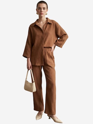 Tenue d'intérieur My fashion en marron : devant