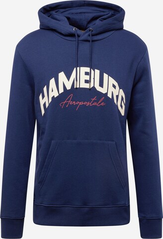 AÉROPOSTALE Sweatshirt 'HAMBURG' in Blau: predná strana