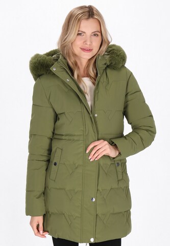 Usha - Abrigo de invierno en verde: frente