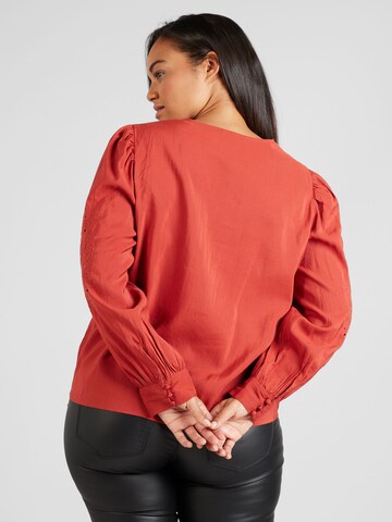 Vero Moda Curve Bluse 'SANI' in Rot