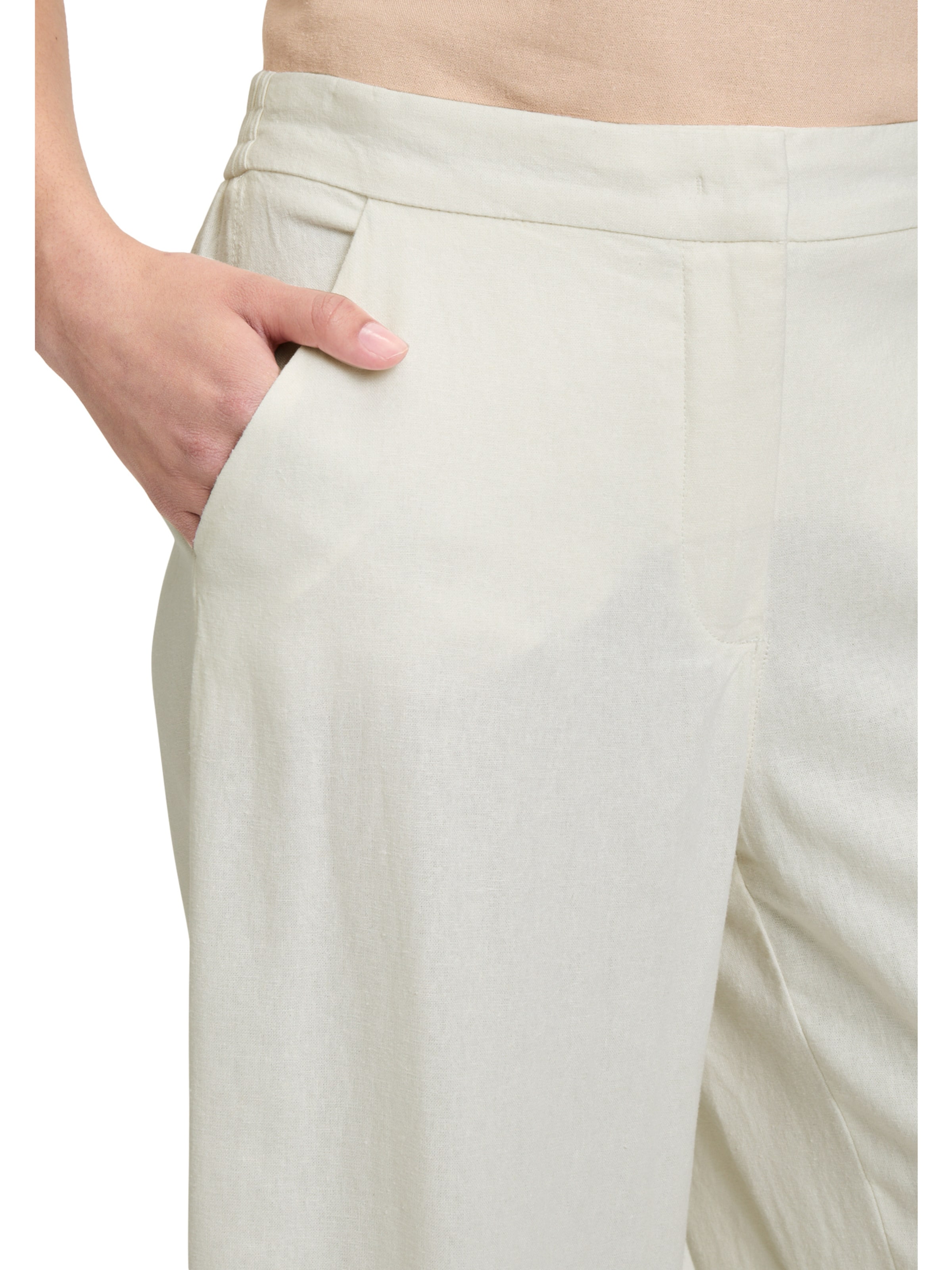 Wide Leg Jean Betty Barclay en blanc