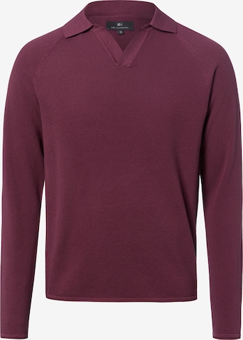 Pull-over Nils Sundström en violet : devant