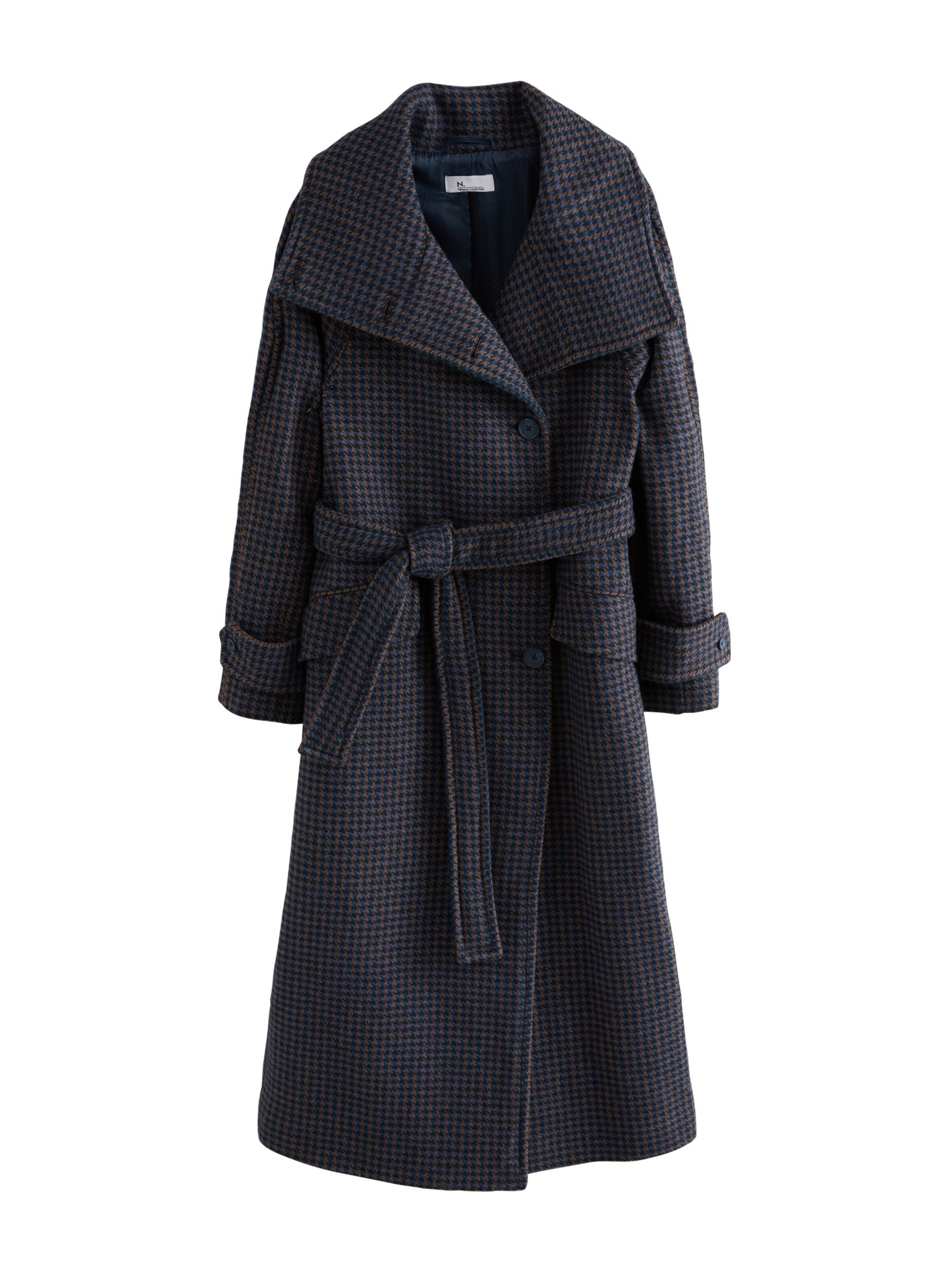 Next Wintermantel in Blau: Vorderseite