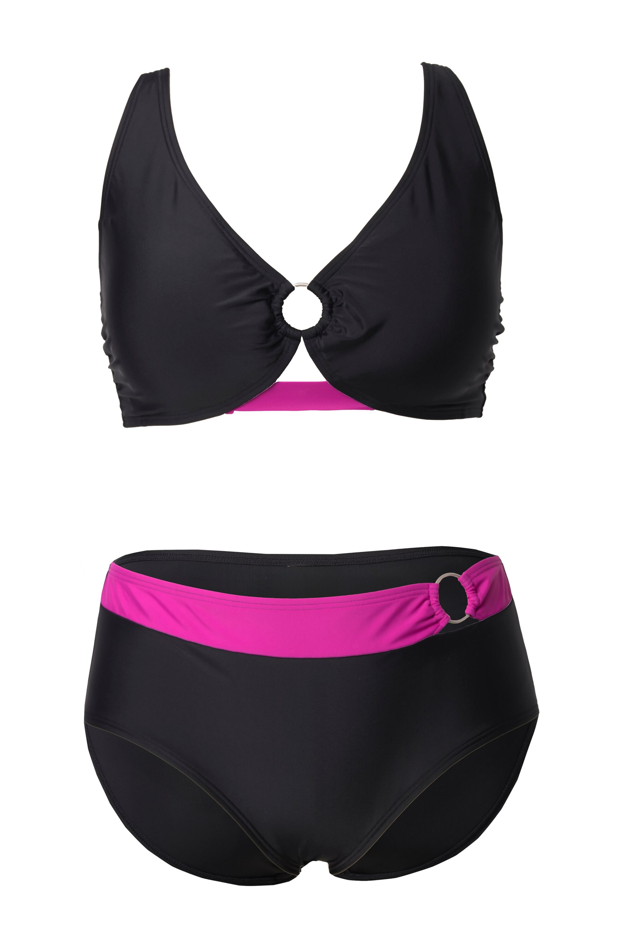 Invisible Bikini Ulla Popken en noir : devant