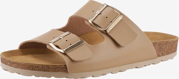 CITY WALK Pantolette in Beige: predná strana