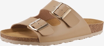 CITY WALK Mules in Beige: front