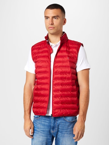 TOMMY HILFIGER Regular Vest in Red: front