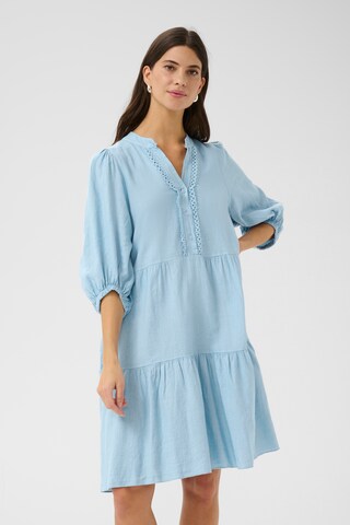 Cream Blusenkleid in Blau: Vorderseite