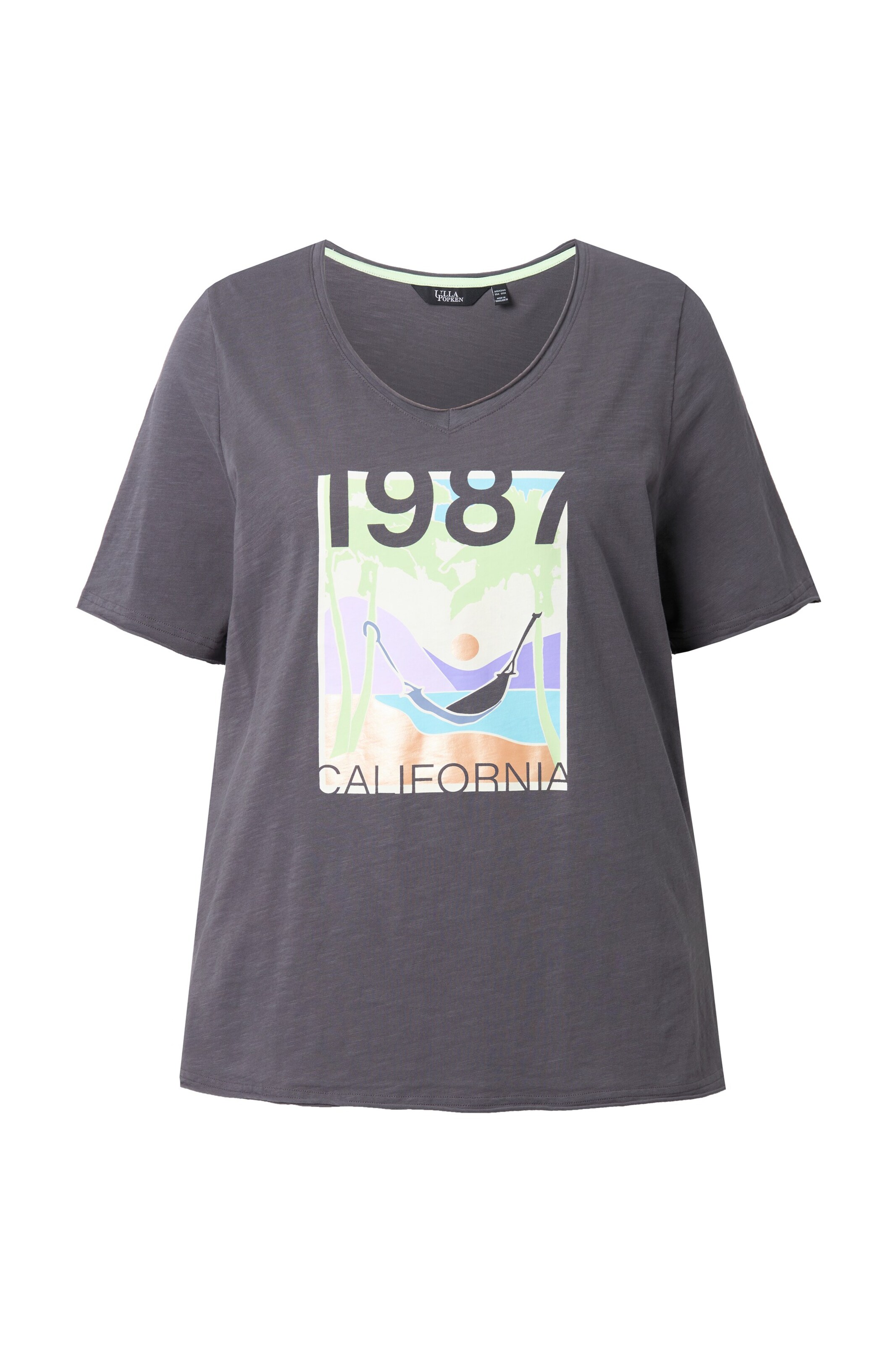 Ulla Popken Shirt in Grey: front