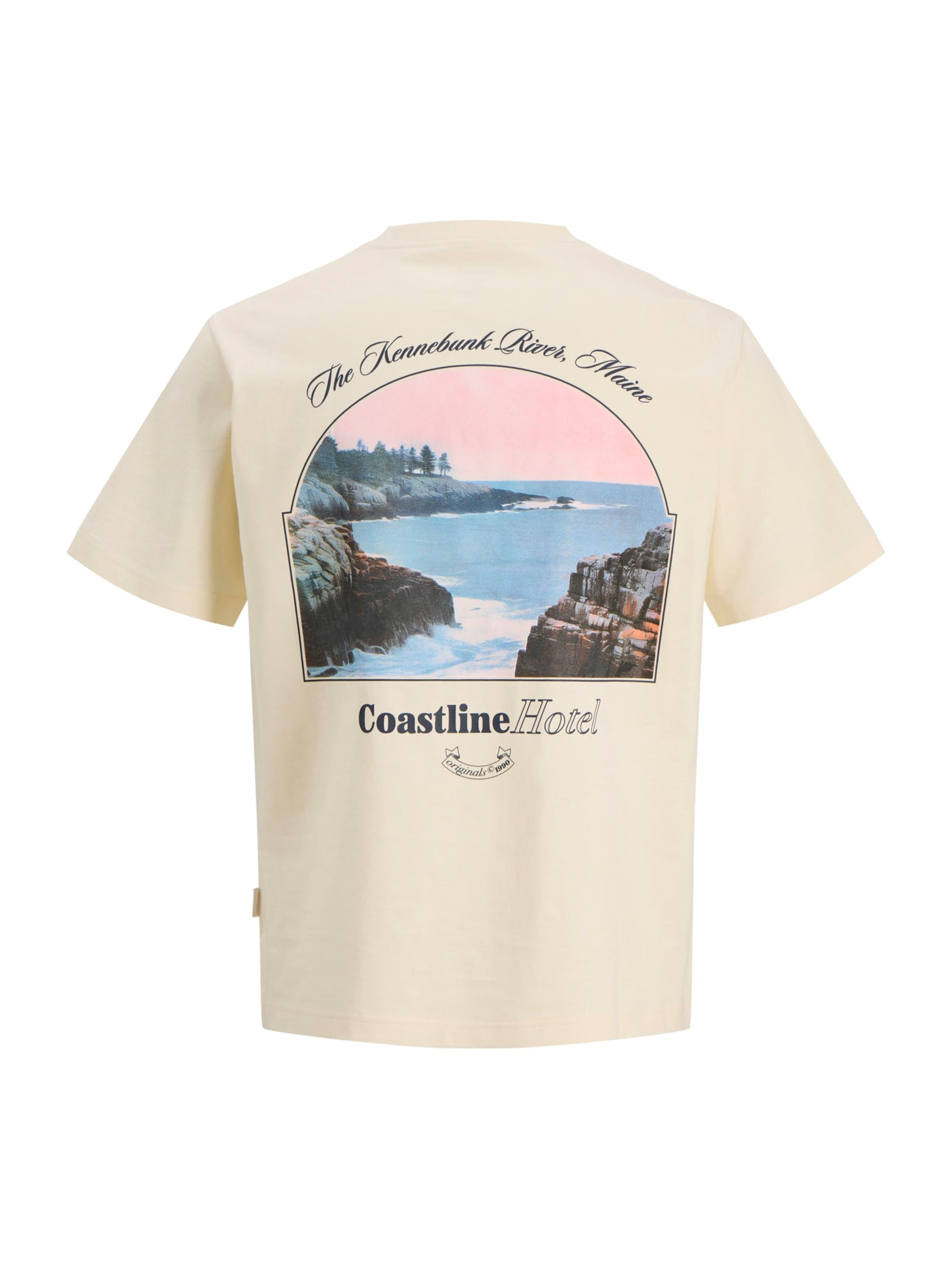 JACK & JONES Paita 'Jormontauk' värissä valkoinen