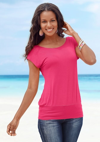 LASCANA Shirt in Roze