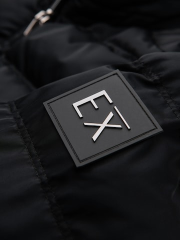 Ombre Winterjas in Zwart