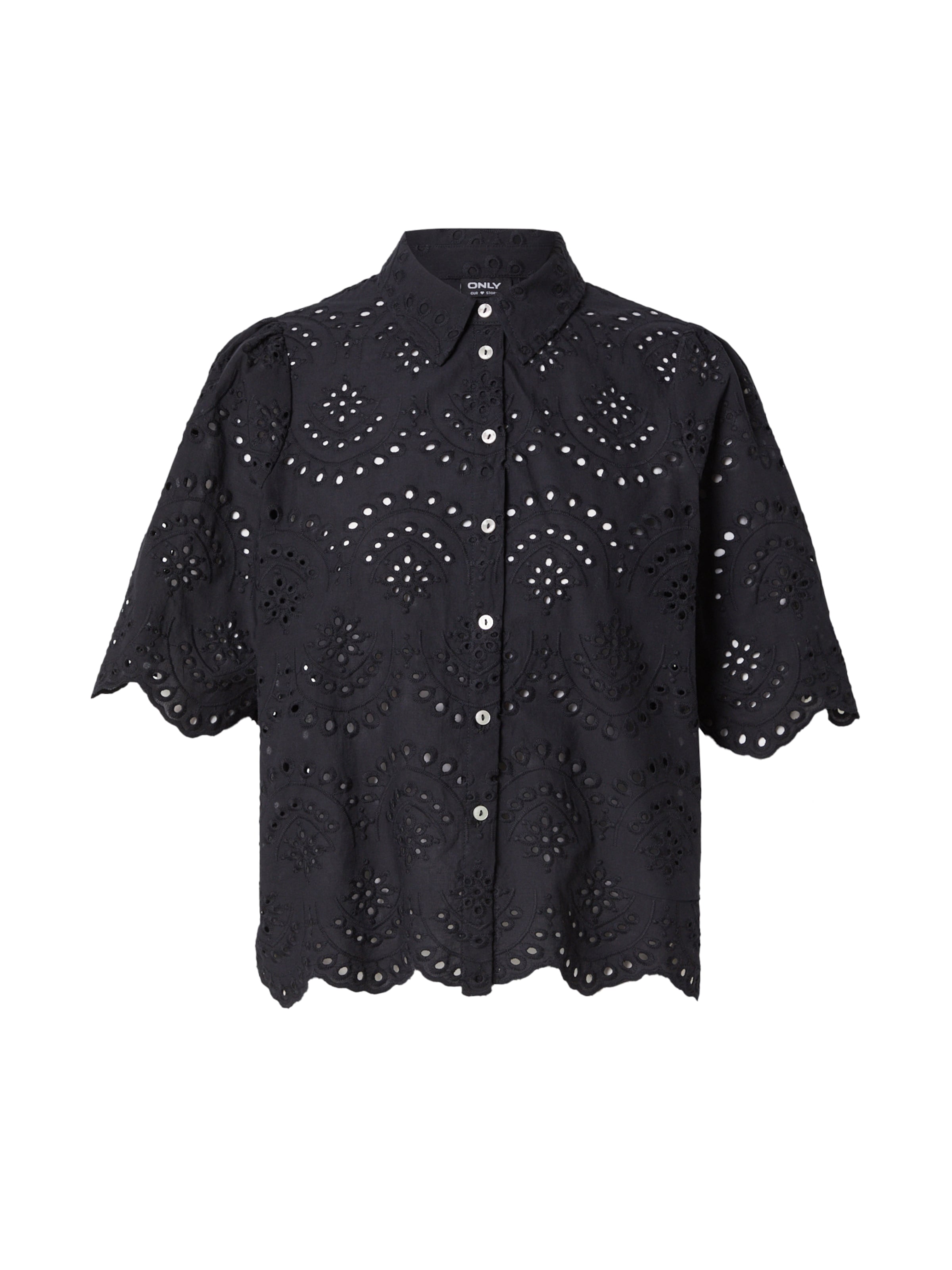 ONLY Bluza 'ONLValais' | črna barva: sprednja stran