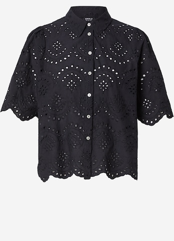 ONLY Bluza 'ONLValais' | črna barva: sprednja stran