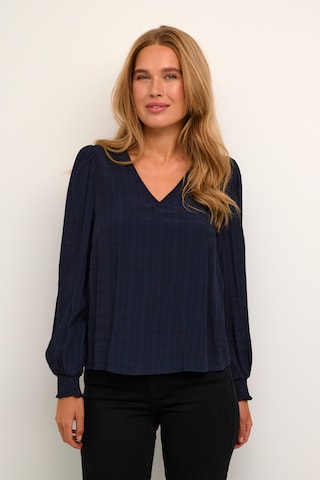 Kaffe Blouse 'Lissa' in Blauw: voorkant