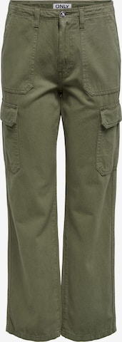 Pantalon cargo 'Malfy' ONLY en vert : devant