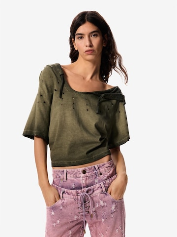 Skinny Jean 'Masha Popova' Desigual en rouge