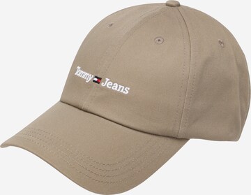 Tommy Jeans Cap in Brown: front
