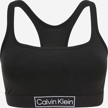 Bustier Soutien-gorge Calvin Klein Underwear Plus en noir : devant