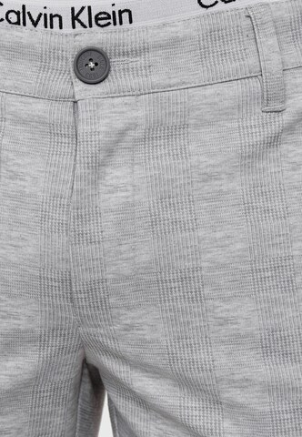 INDICODE JEANS Regular Trousers 'Aalborg' in Grey