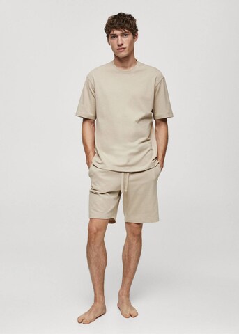 MANGO MAN Pack pyjama sleep in Beige