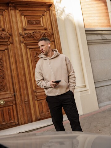 DAN FOX APPAREL Sweatshirt 'Malte' (GOTS) in Beige