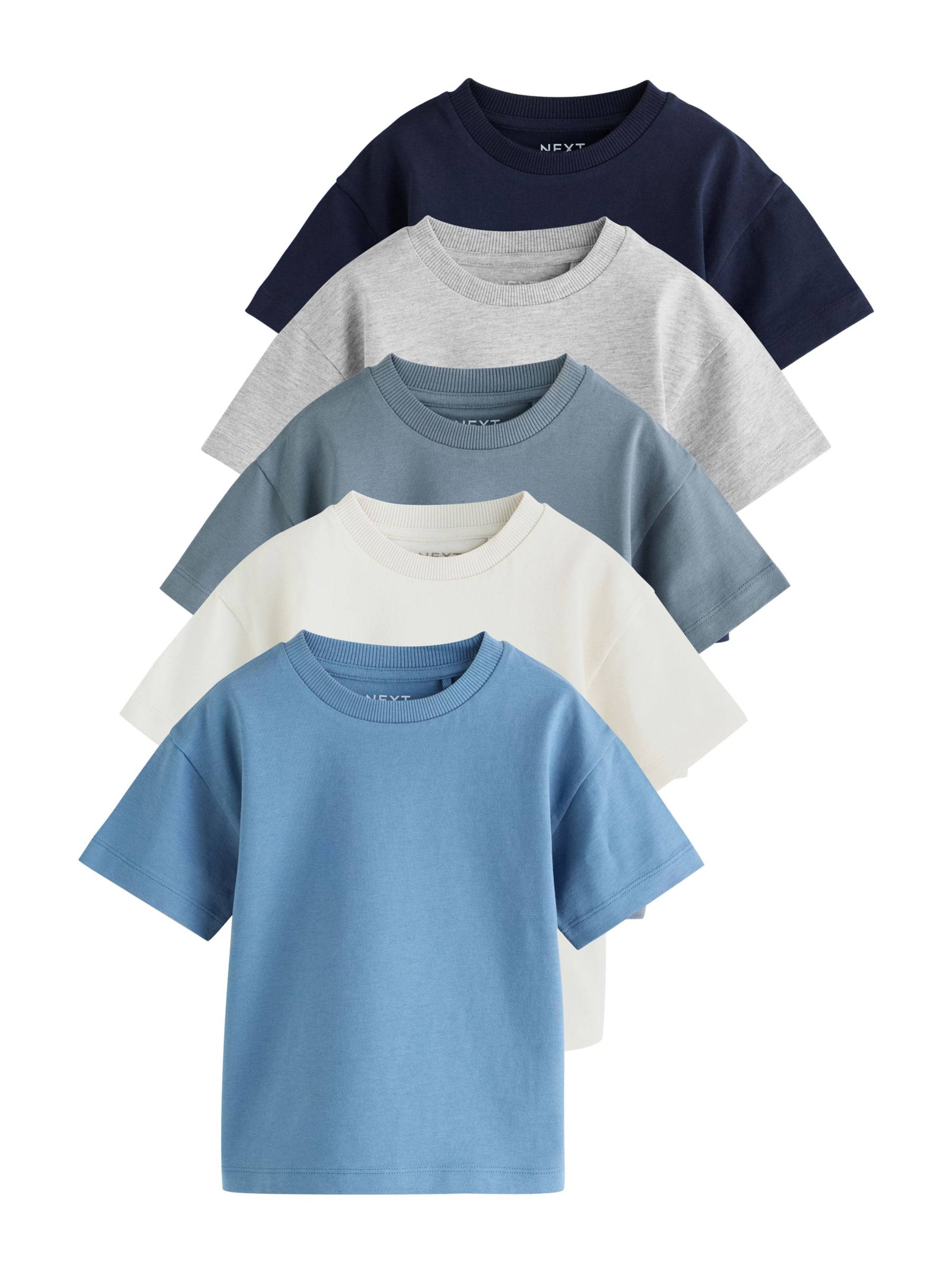 Next - Camiseta en azul: frente