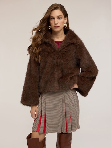 MOTIVI Wintermantel in Bruin