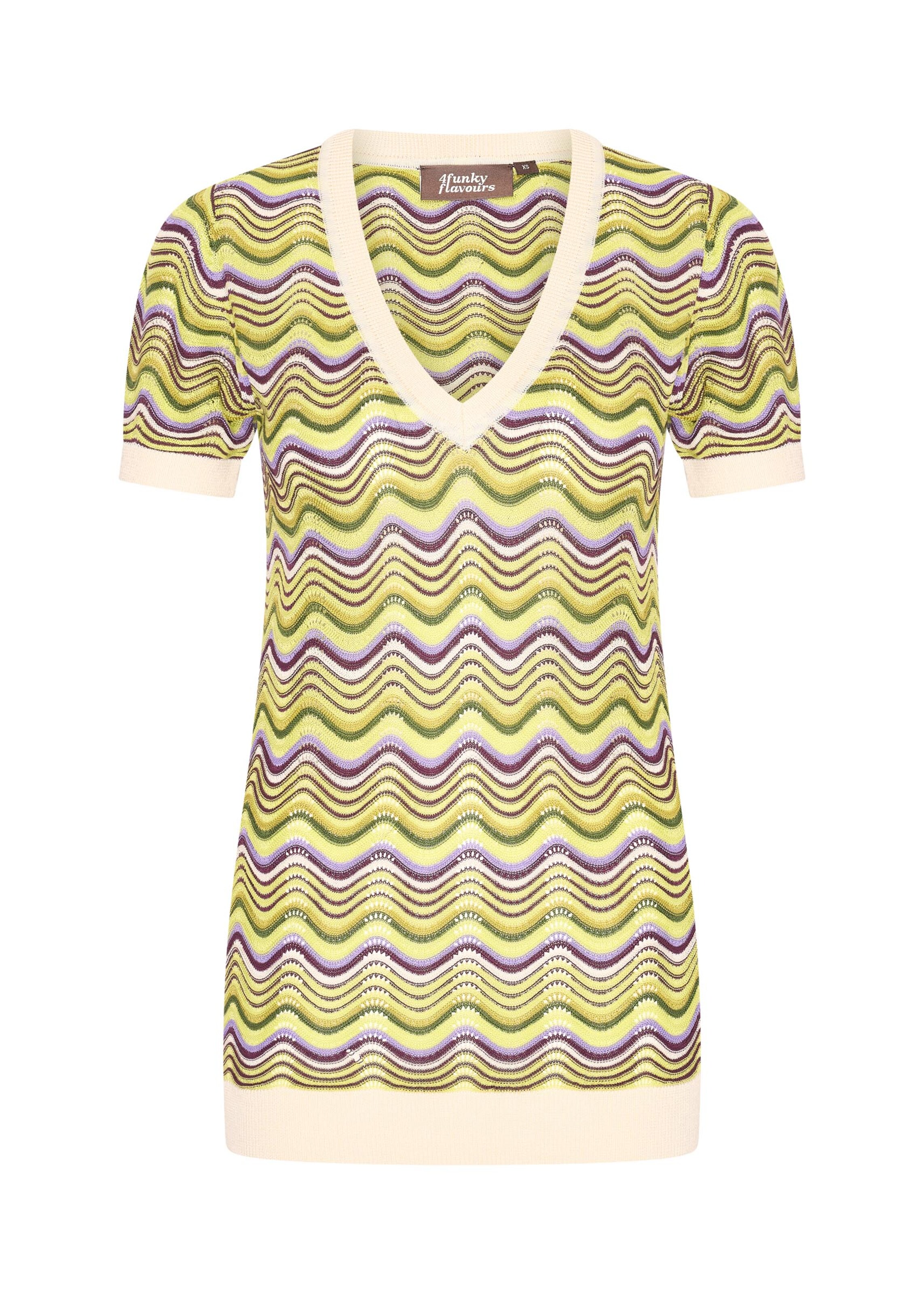 4funkyflavours Sweater 'I'll Never Love' in Green: front