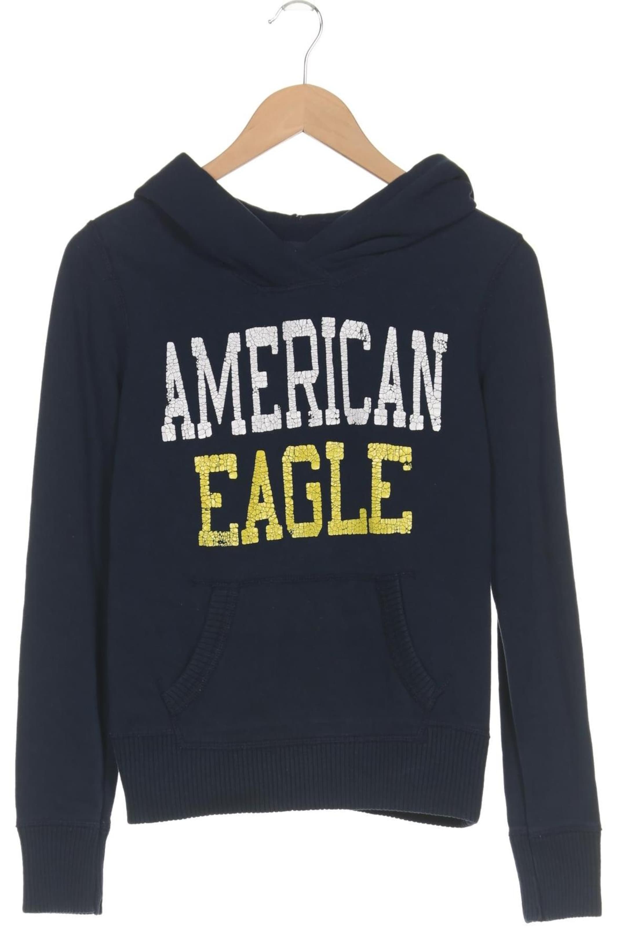 American Eagle Outfitters Sweatshirt & Zip-Up Hoodie in XS in Blue: front
