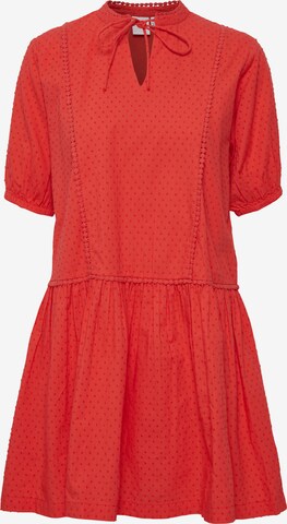 ICHI Summer Dress 'IHFALAN' in Red: front