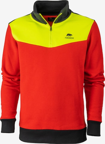 FORSBERG Sweatshirt in Rot: predná strana