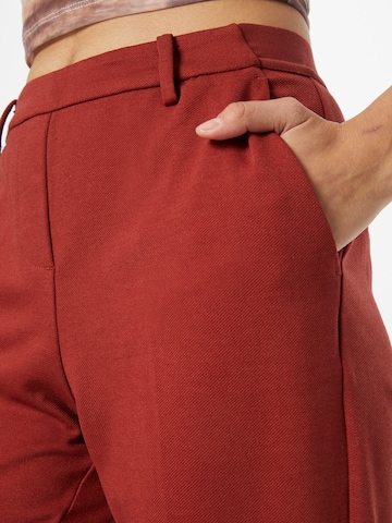 TOM TAILOR Slim fit Trousers 'Mia' in Red