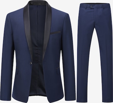YOUTHUP Slim fit Suit in Blue: front