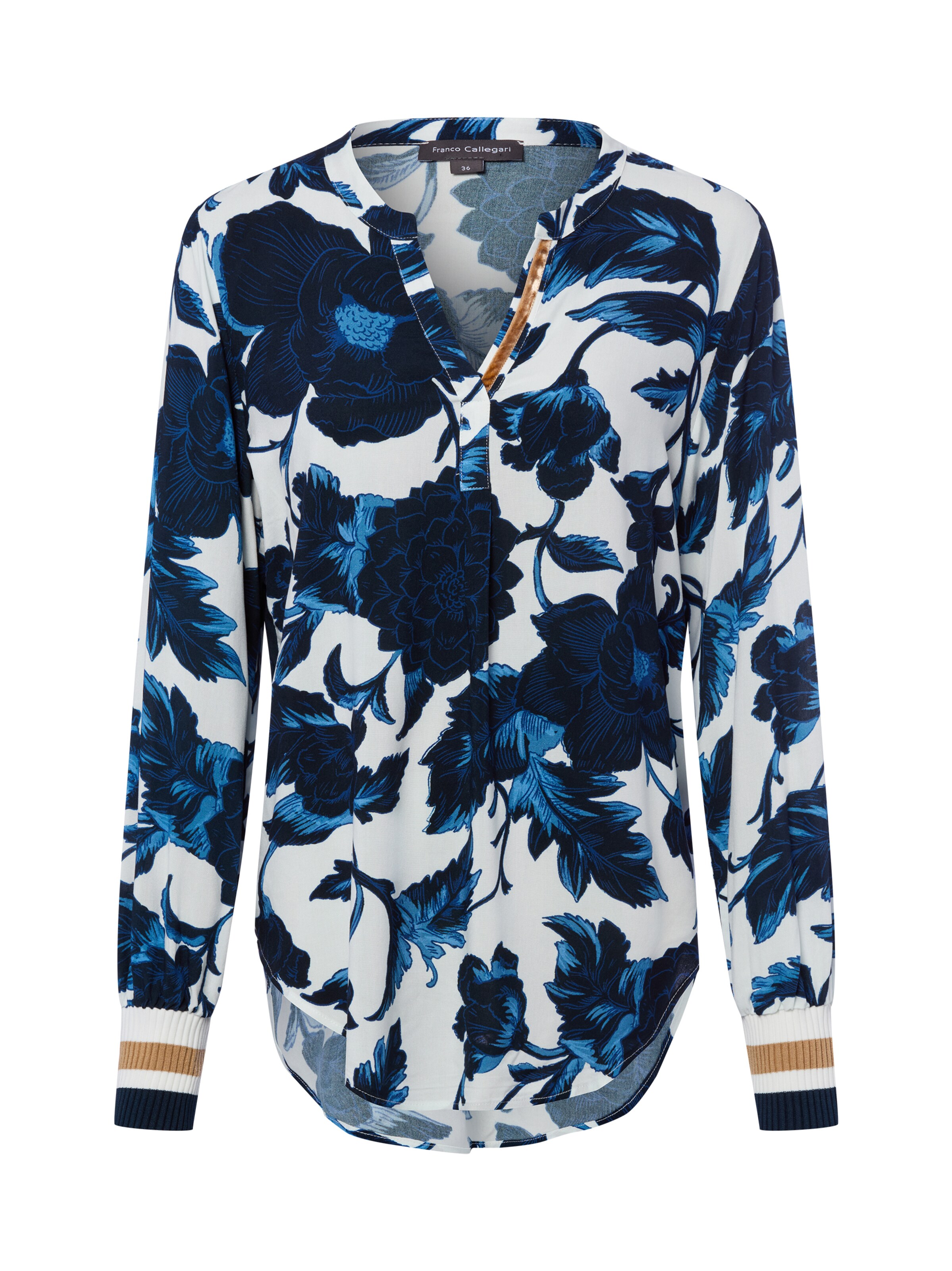 Franco Callegari Blouse in Blue: front
