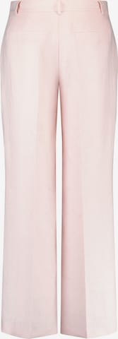 GERRY WEBER Loosefit Παντελόνι με τσάκιση σε ροζ