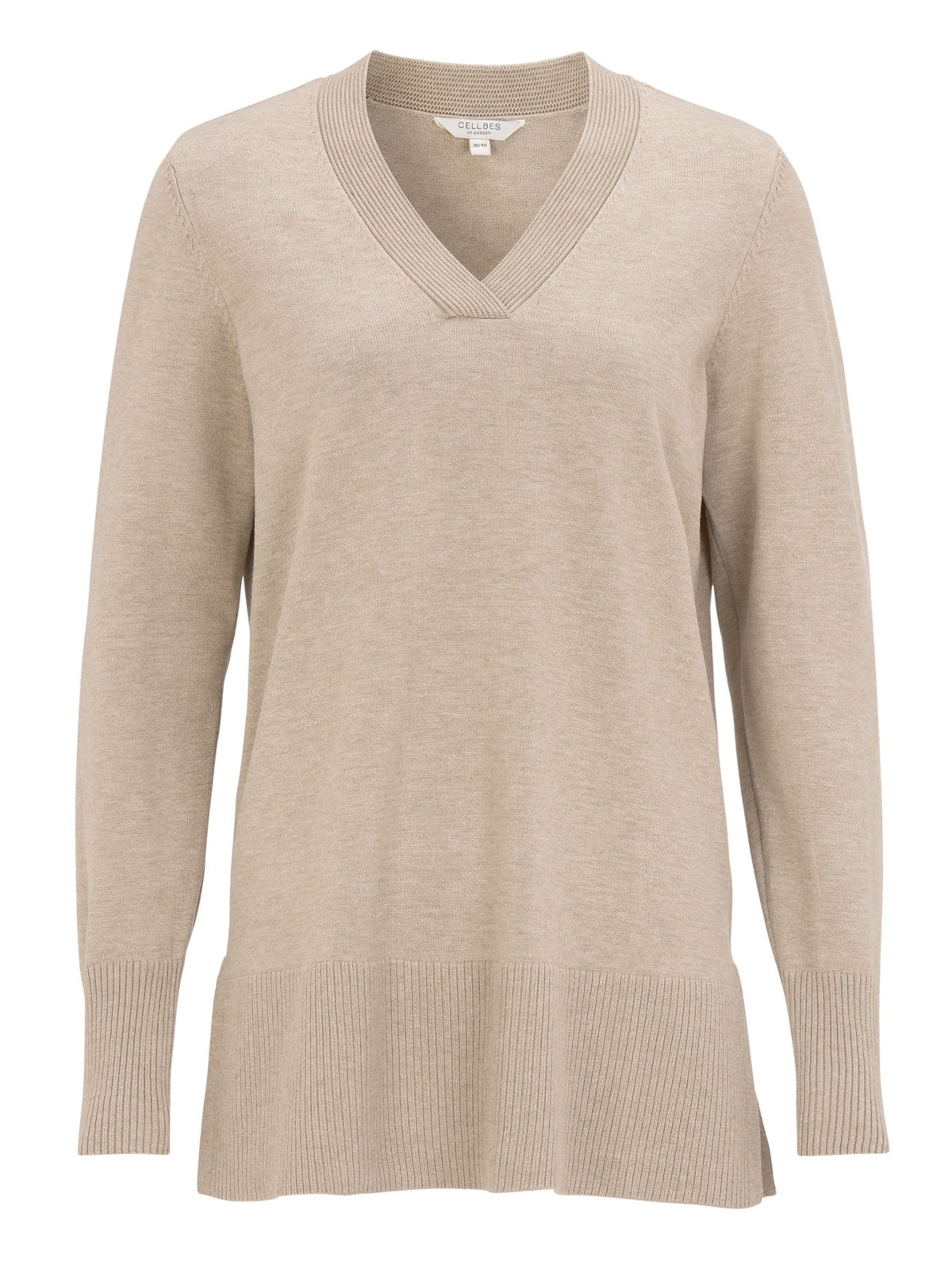 Pull-over Cellbes of Sweden en beige : devant