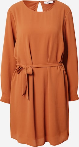 JDY Dress in Brown: front