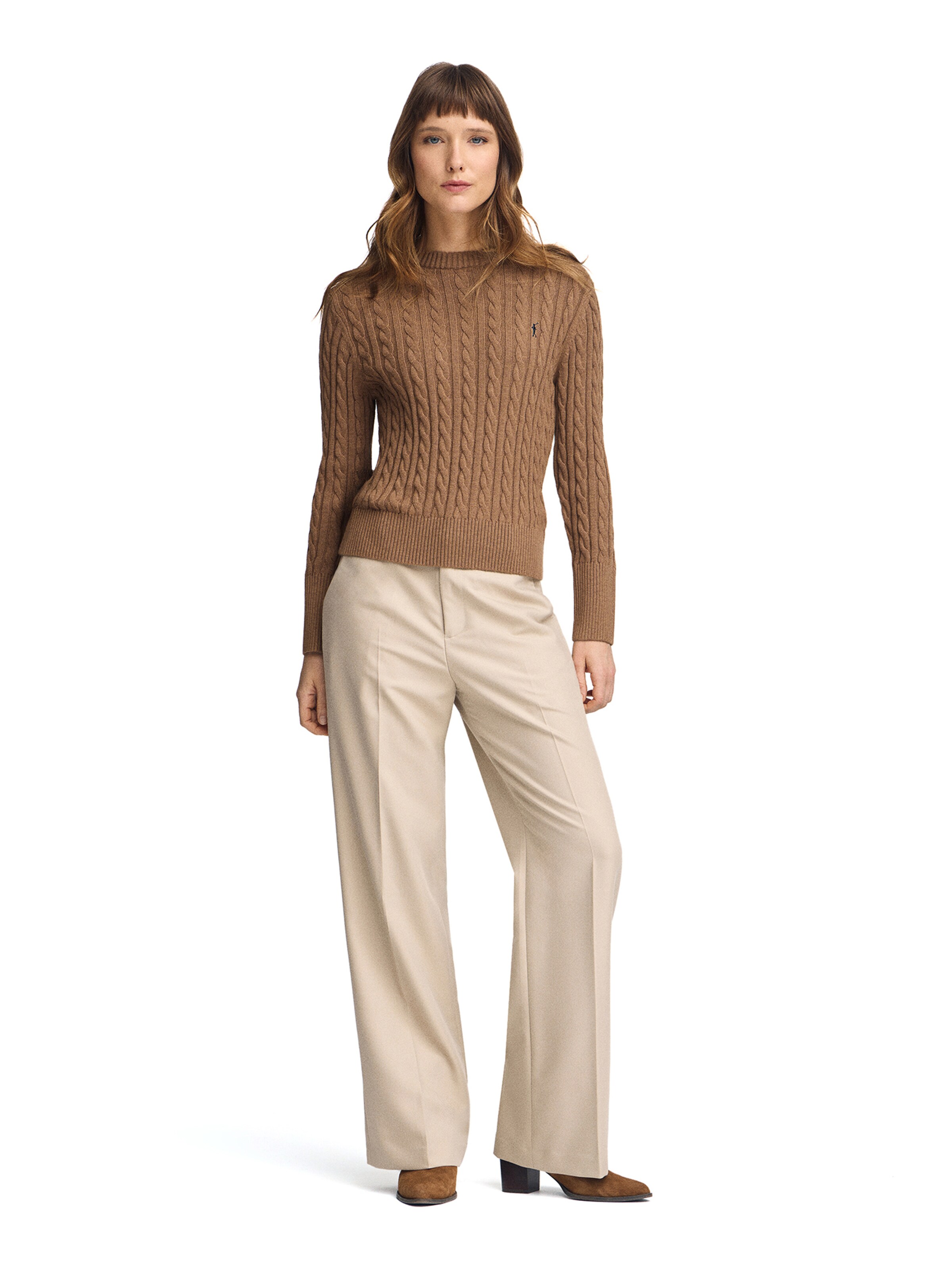 Polo Club Sweater in Brown: front