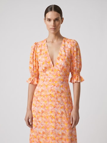 americandreams Jurk 'Koko' in Oranje: voorkant