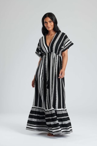 South Beach Jurk in Zwart: voorkant