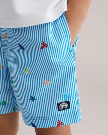 mėlyna WE Fashion Maudymosi kelnaitės