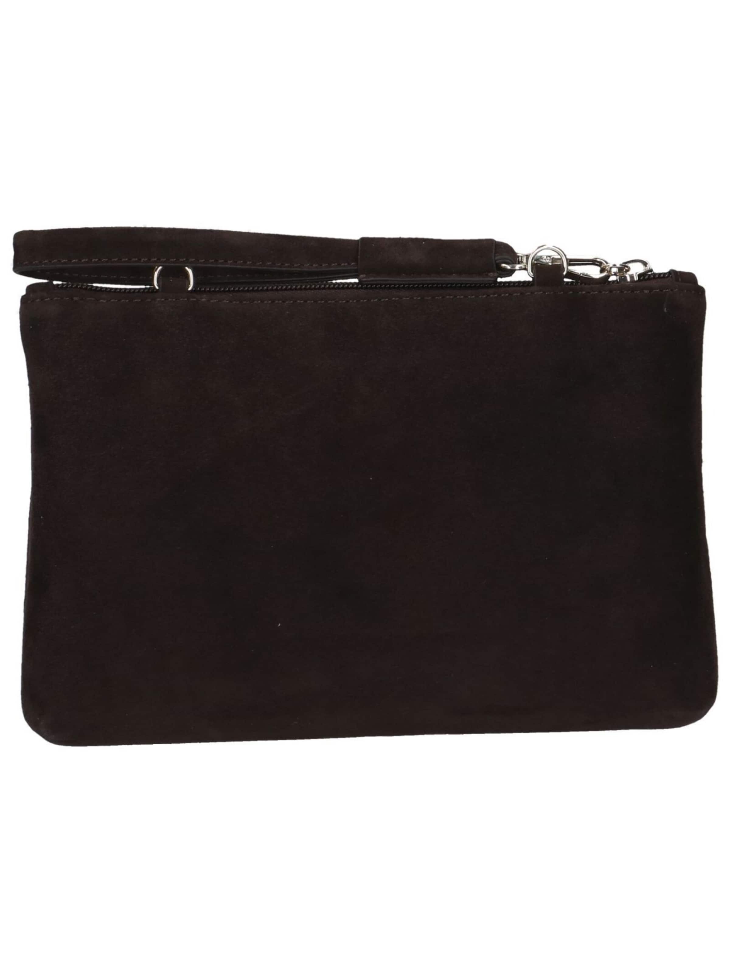PETER KAISER Clutch in Braun: Rückseite