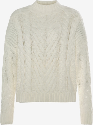 LASCANA Sweater in Beige: front