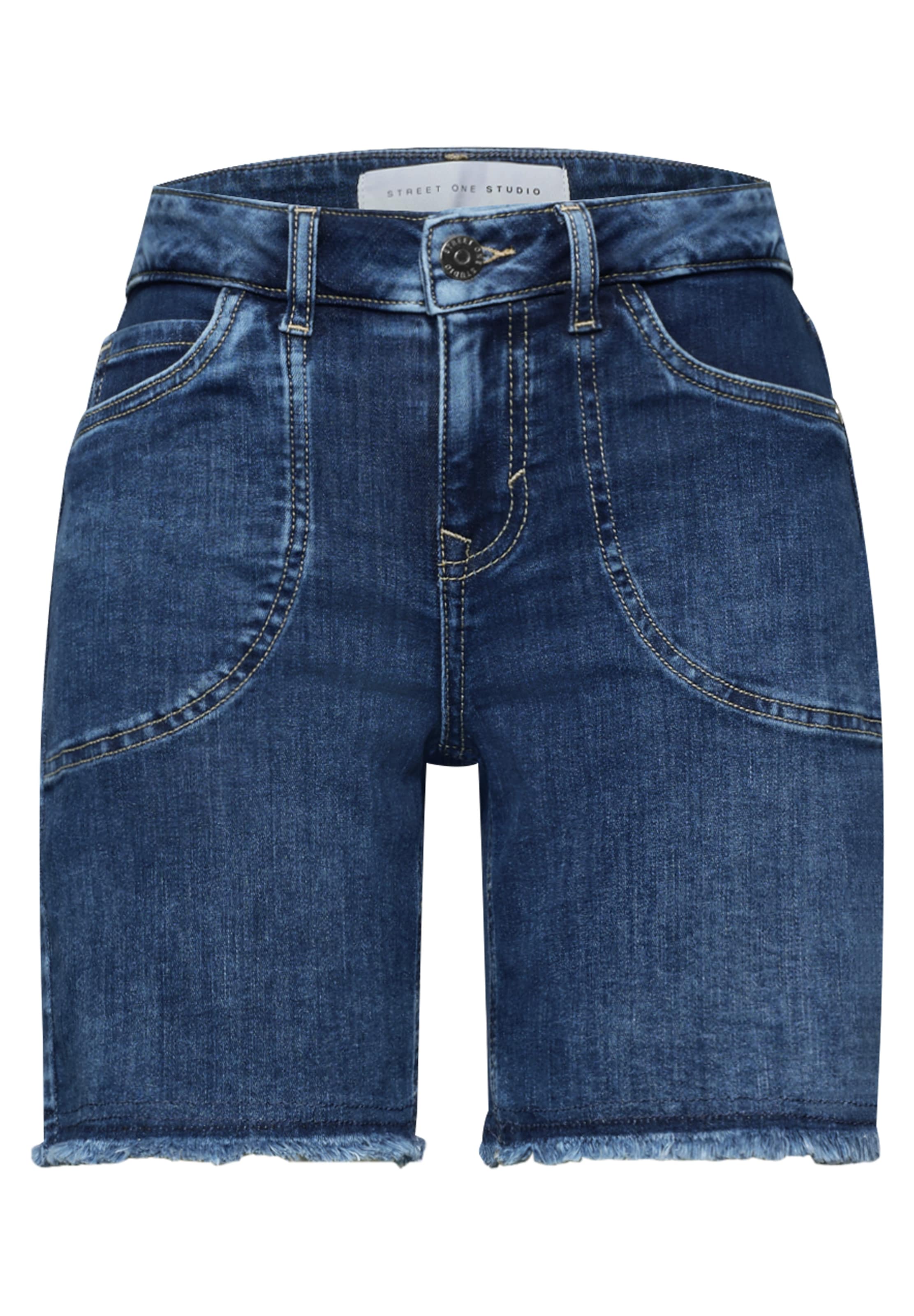 Street One Studio Regular Jeans in Blue: front