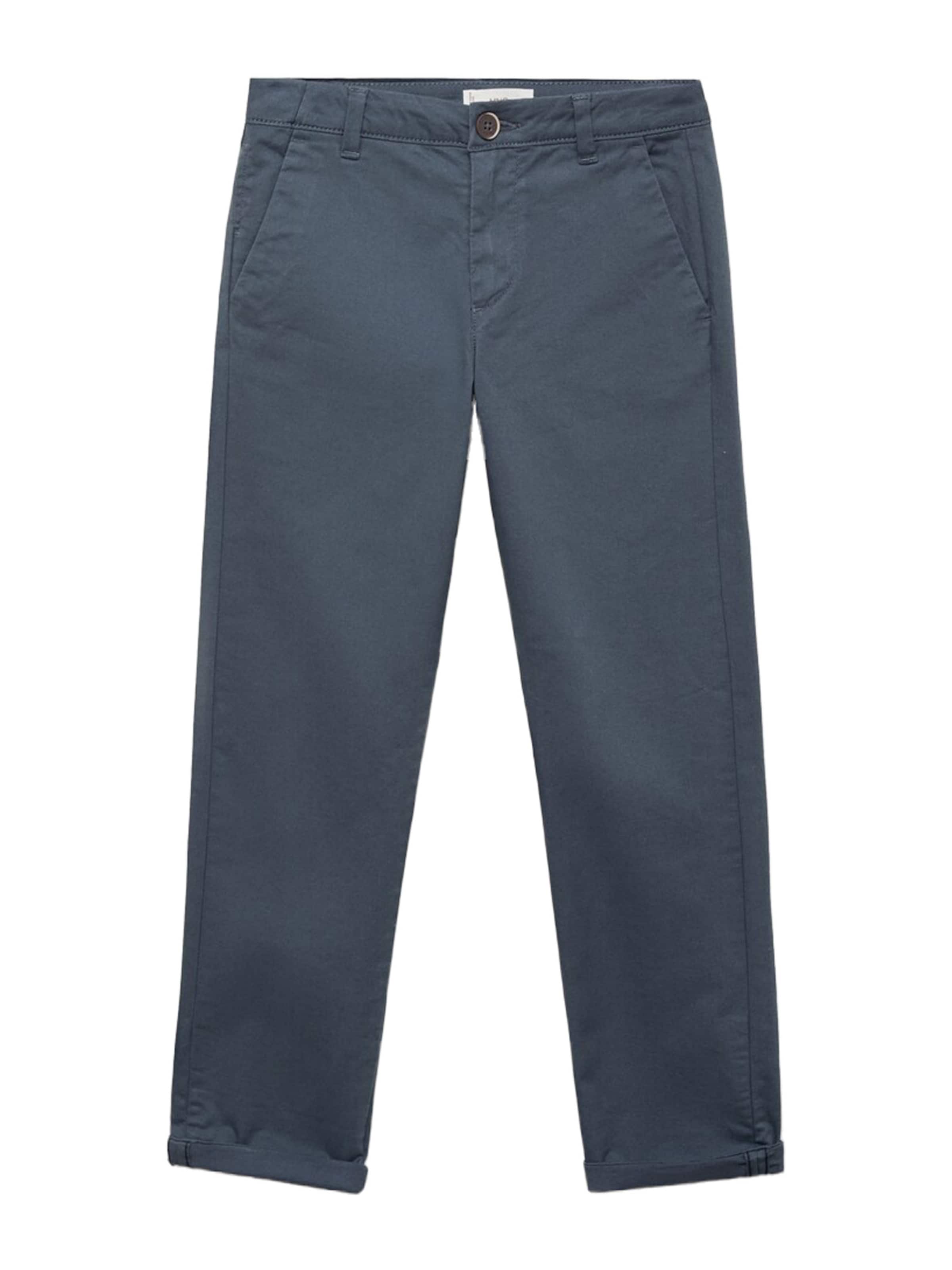 Regular Pantaloni 'PICCOLO' de la MANGO KIDS pe albastru: față