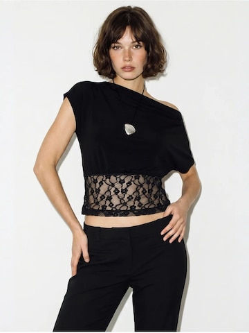 Bianco Lucci Blouse in Zwart