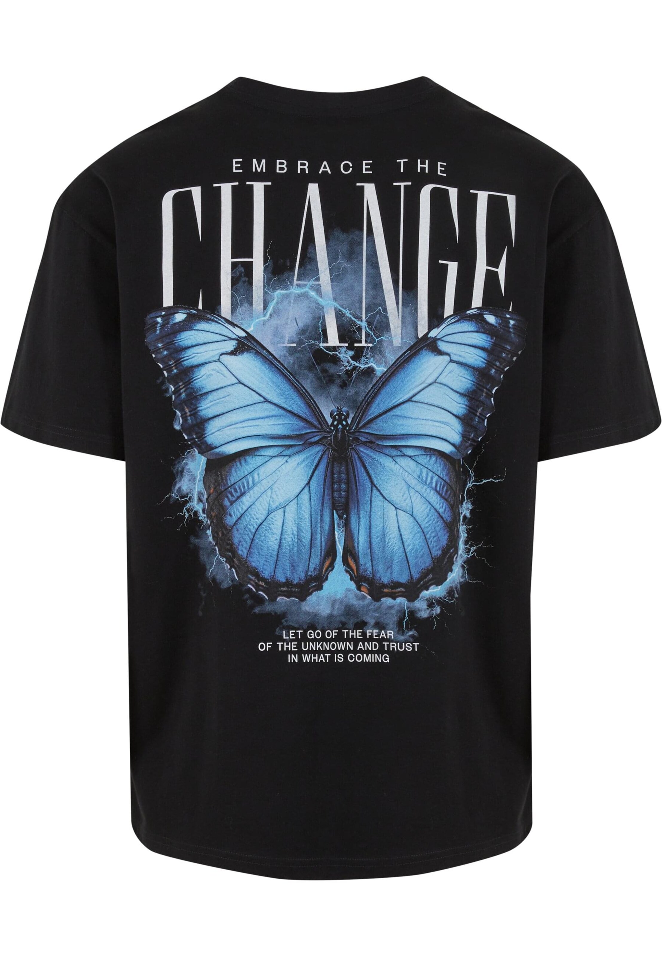 Mister Tee Shirt 'Embrace Change' in Black