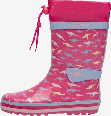 KangaROOS Rubber Boots in Pink