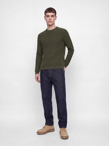JACK & JONES Sweater 'JJEDOVER' in Green